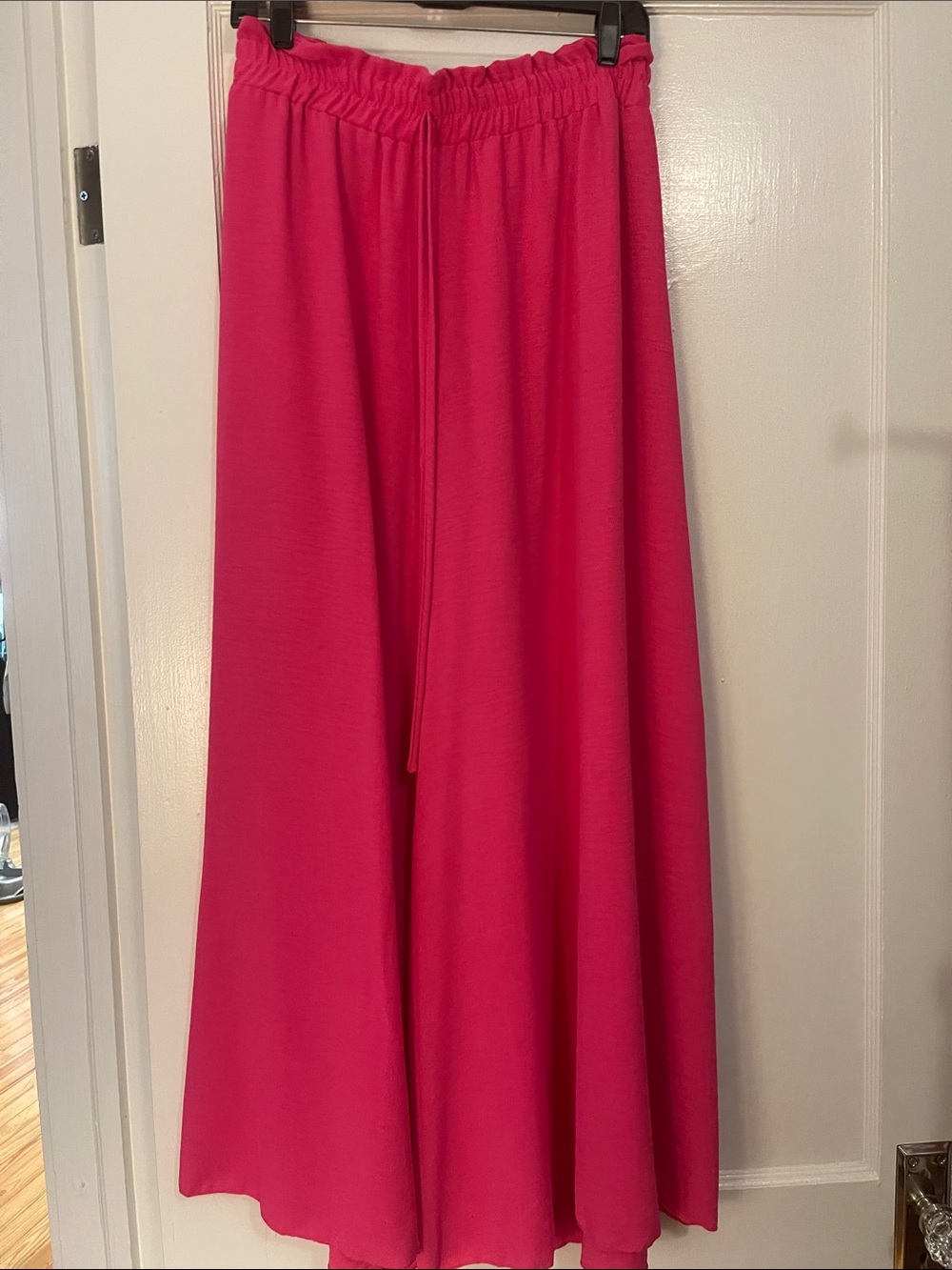 SHEIN Hot Pink Wide Leg Jumpsuit Pants